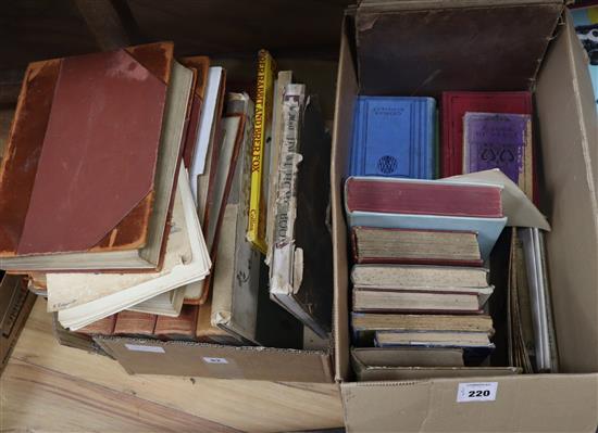A quantity of assorted books including Hammerton Practical Knowledge For All, Peter Rabbit and Brer Fox -